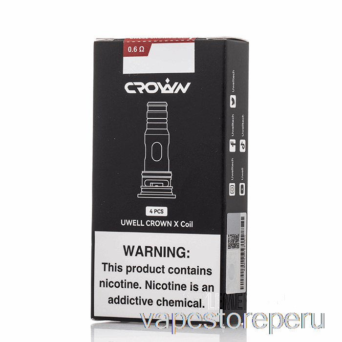 Vape Desechable Uwell Corona X Bobinas De Repuesto 0.6ohm Corona X Bobinas